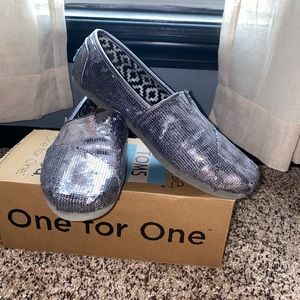 Toms Sequin Slip On